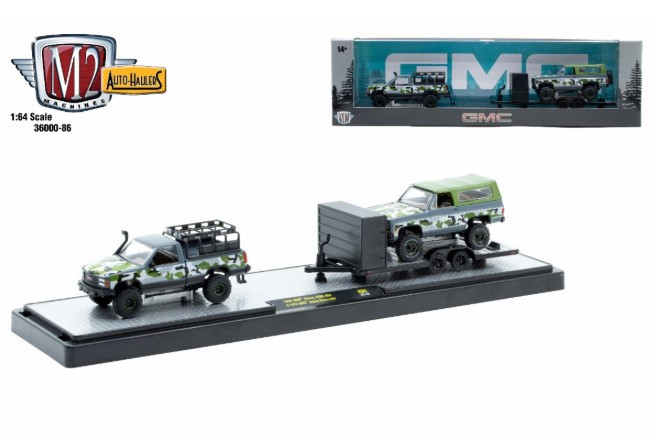M2 Machines Auto Hauler 86 1998 GMC Sierra 1500 1973 GMC Jimmy